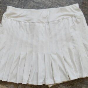 Tuckernuck Fresh Buds Cream Colored Tennis Skirt Sz Lg